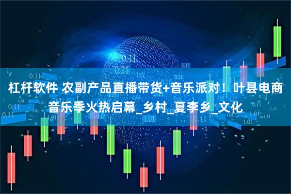 杠杆软件 农副产品直播带货+音乐派对！叶县电商音乐季火热启幕_乡村_夏李乡_文化