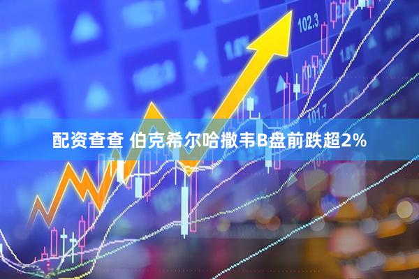配资查查 伯克希尔哈撒韦B盘前跌超2%
