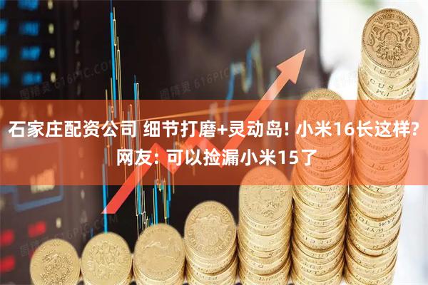 石家庄配资公司 细节打磨+灵动岛! 小米16长这样? 网友: 可以捡漏小米15了