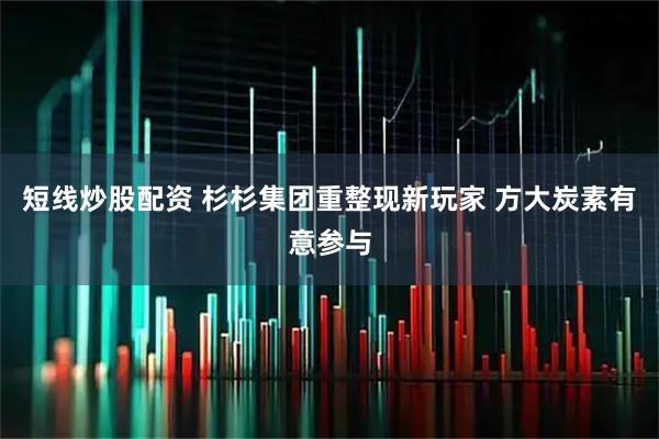 短线炒股配资 杉杉集团重整现新玩家 方大炭素有意参与