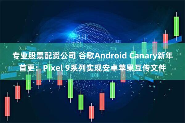 专业股票配资公司 谷歌Android Canary新年首更：Pixel 9系列实现安卓苹果互传文件
